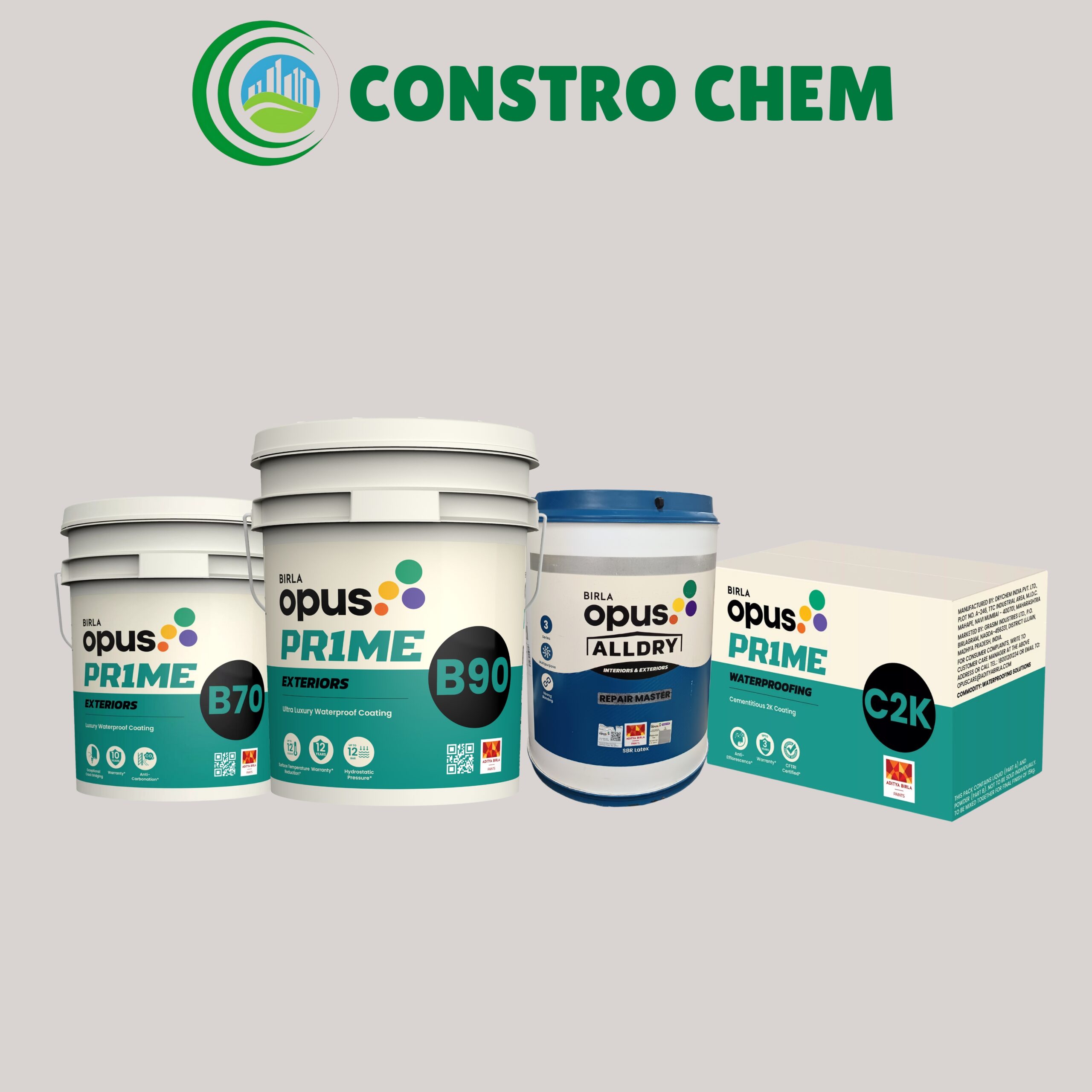 Birla Opus C2K Cementitious Waterproofing 15KG - Image 4